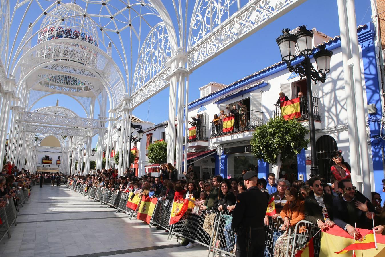 Los Reyes, con la Virgen del Rocío en Almonte