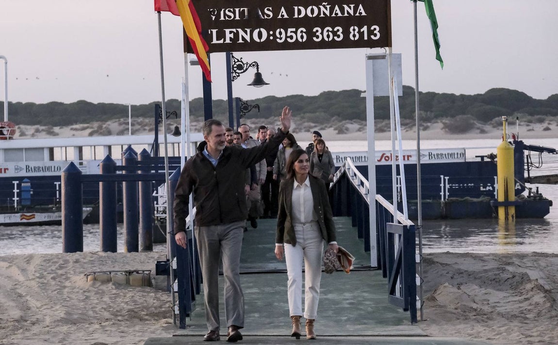 FOTOS: Los Reyes de España visitan Sanlúcar y Doñana