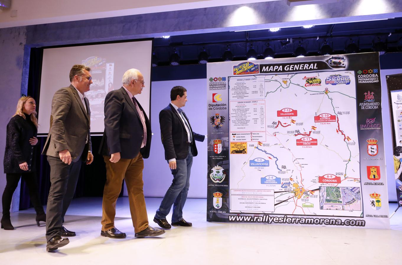 La presentación del Rallye Sierra Morena de Córdoba, en imágenes