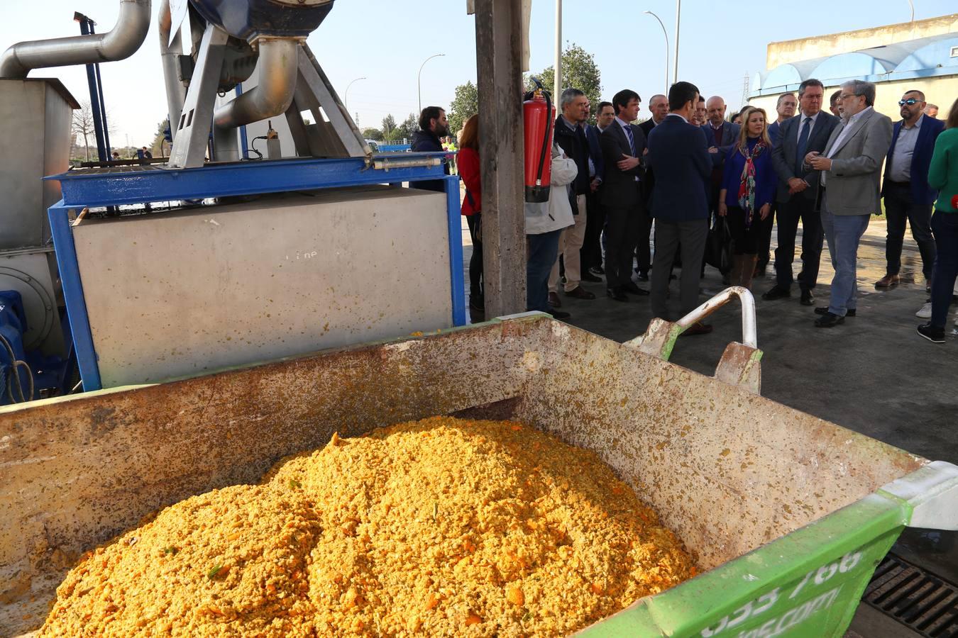 La depuradora del Copero funciona con naranjas amargas