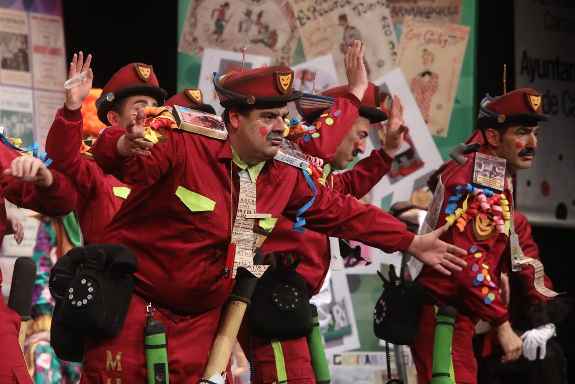 FOTOS: Chirigota Noche en el museo en el COAC 2020