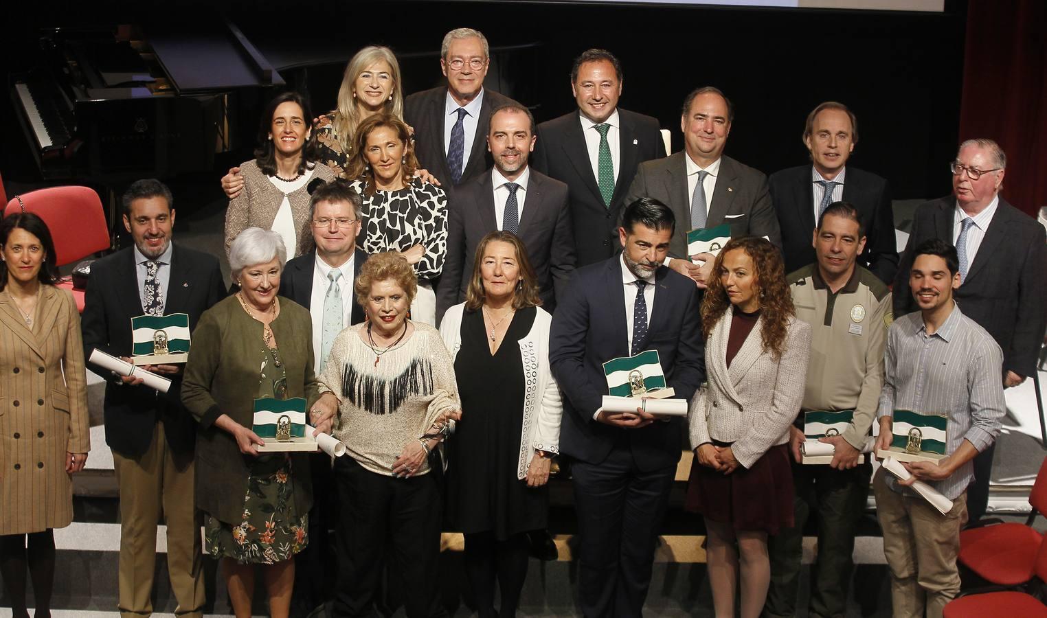 Entrega de «Banderas de Andalucía» de la provincia de Sevilla