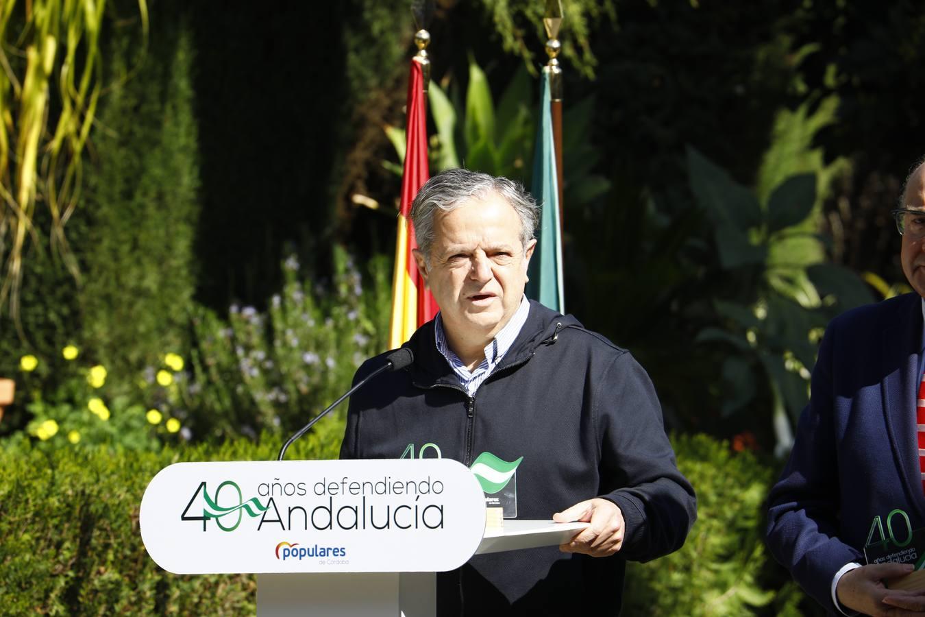 El homenaje del PP de Córdoba a sus parlamentarios andaluces, en imágenes