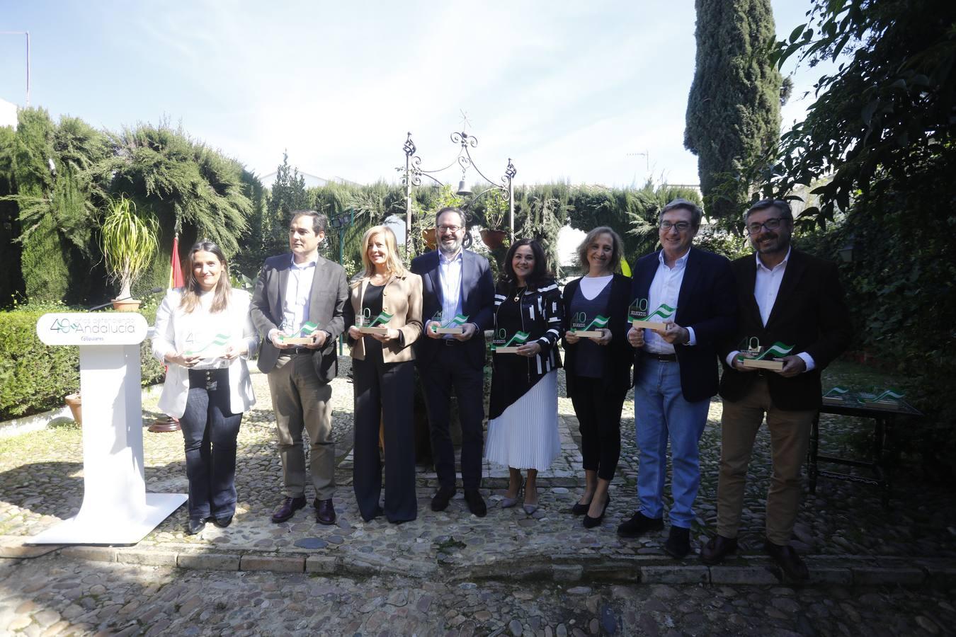 El homenaje del PP de Córdoba a sus parlamentarios andaluces, en imágenes