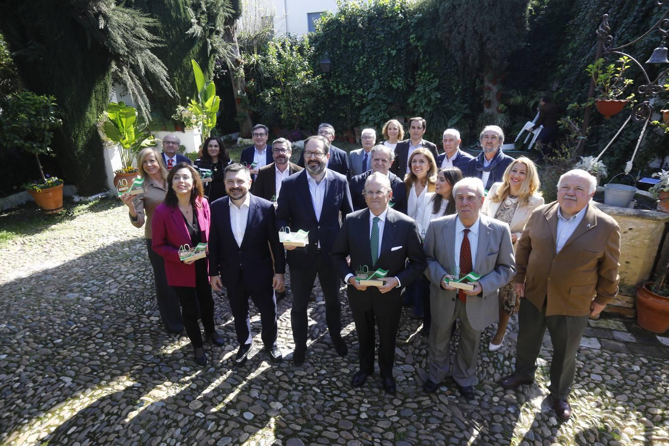 El homenaje del PP de Córdoba a sus parlamentarios andaluces, en imágenes