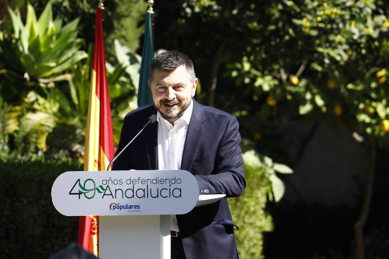 El homenaje del PP de Córdoba a sus parlamentarios andaluces, en imágenes