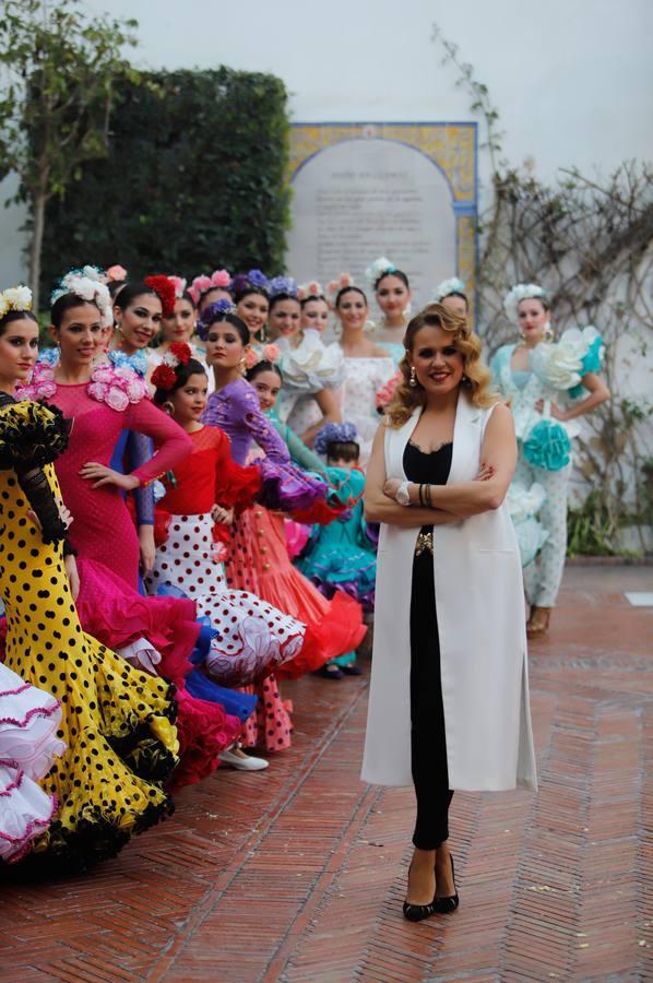 El desfile flamenco de Sara de Benítez en el Círculo de la Amistad, en imágenes