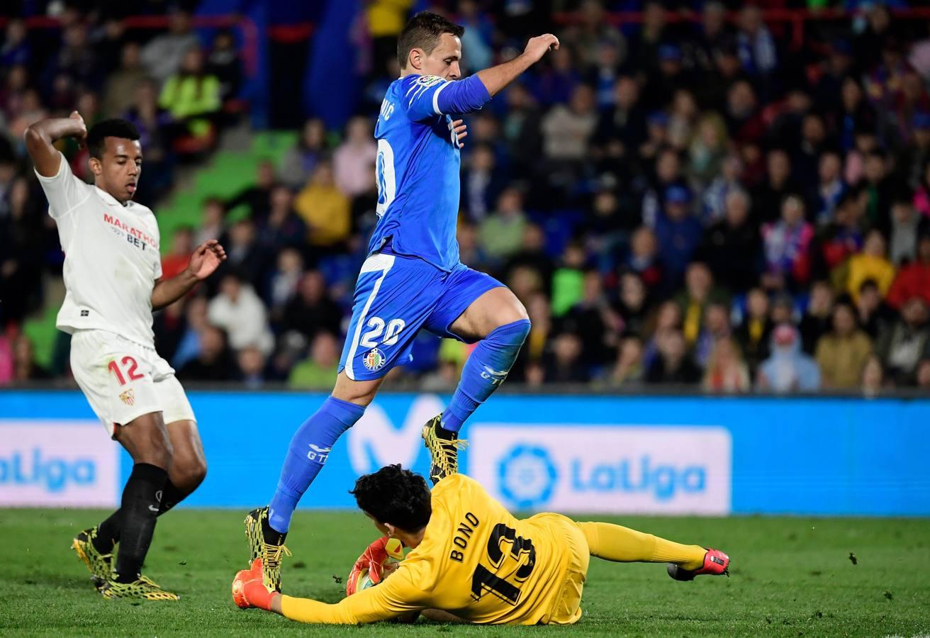 El Getafe-Sevilla de LaLiga, en imágenes