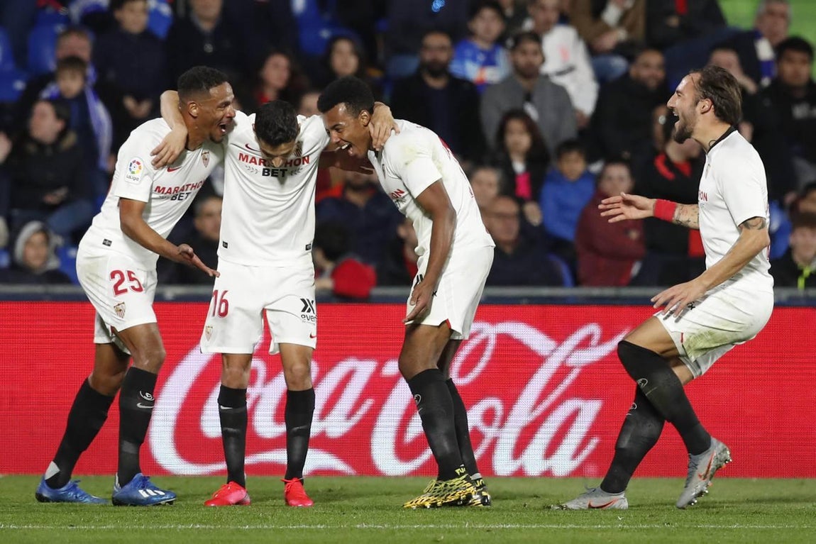 El Getafe-Sevilla de LaLiga, en imágenes