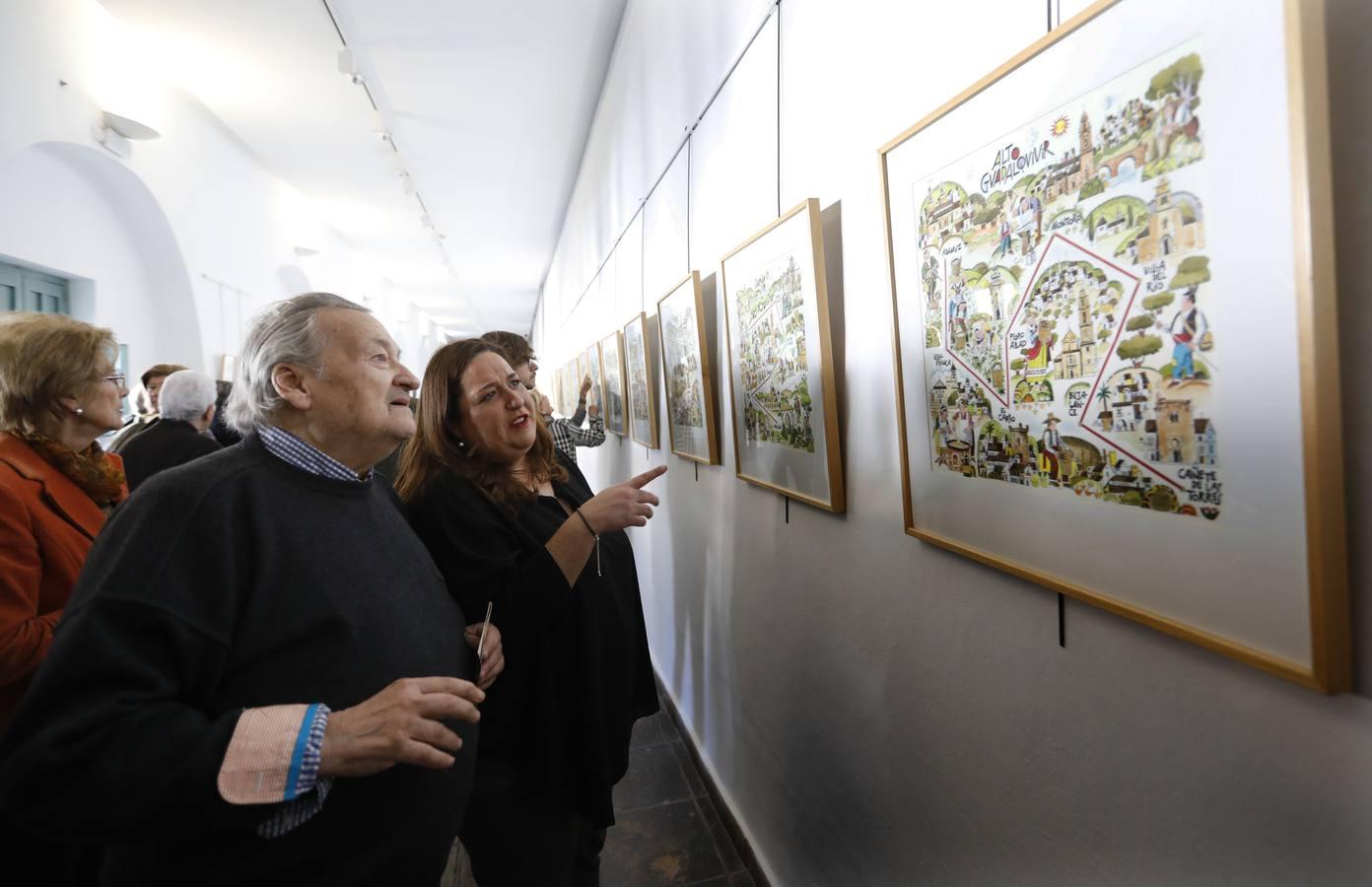 La exposición en homenaje a Tomás Egea del Palacio de la Merced, en imágenes