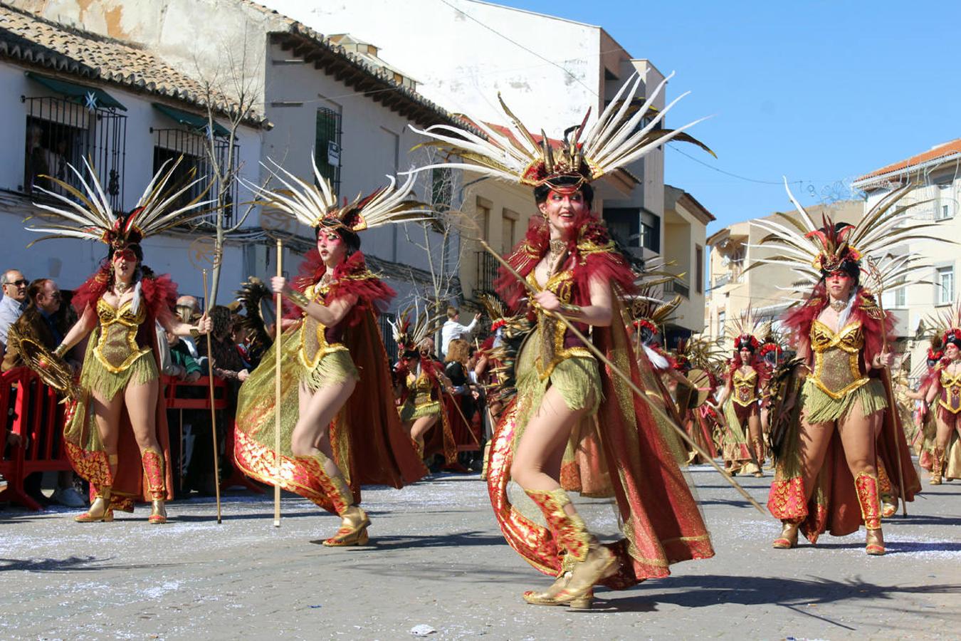 El animado carnaval de Villafranca de los Caballeros, en imágenes