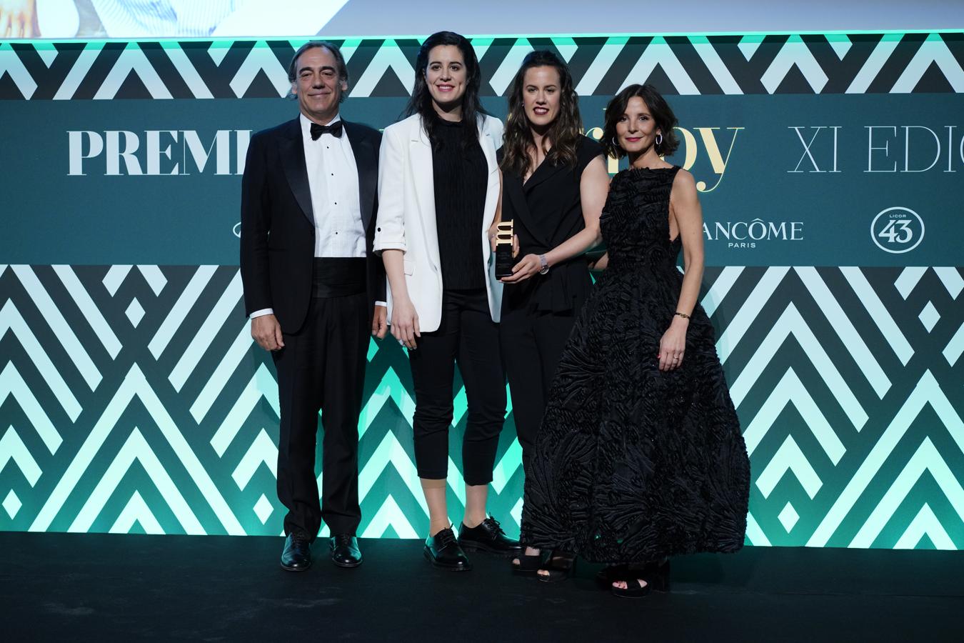 Juan Luis Aguirrezábal, Silvia Arderius, Mercedes Castellanos y Laura Ruiz de Galarreta. 