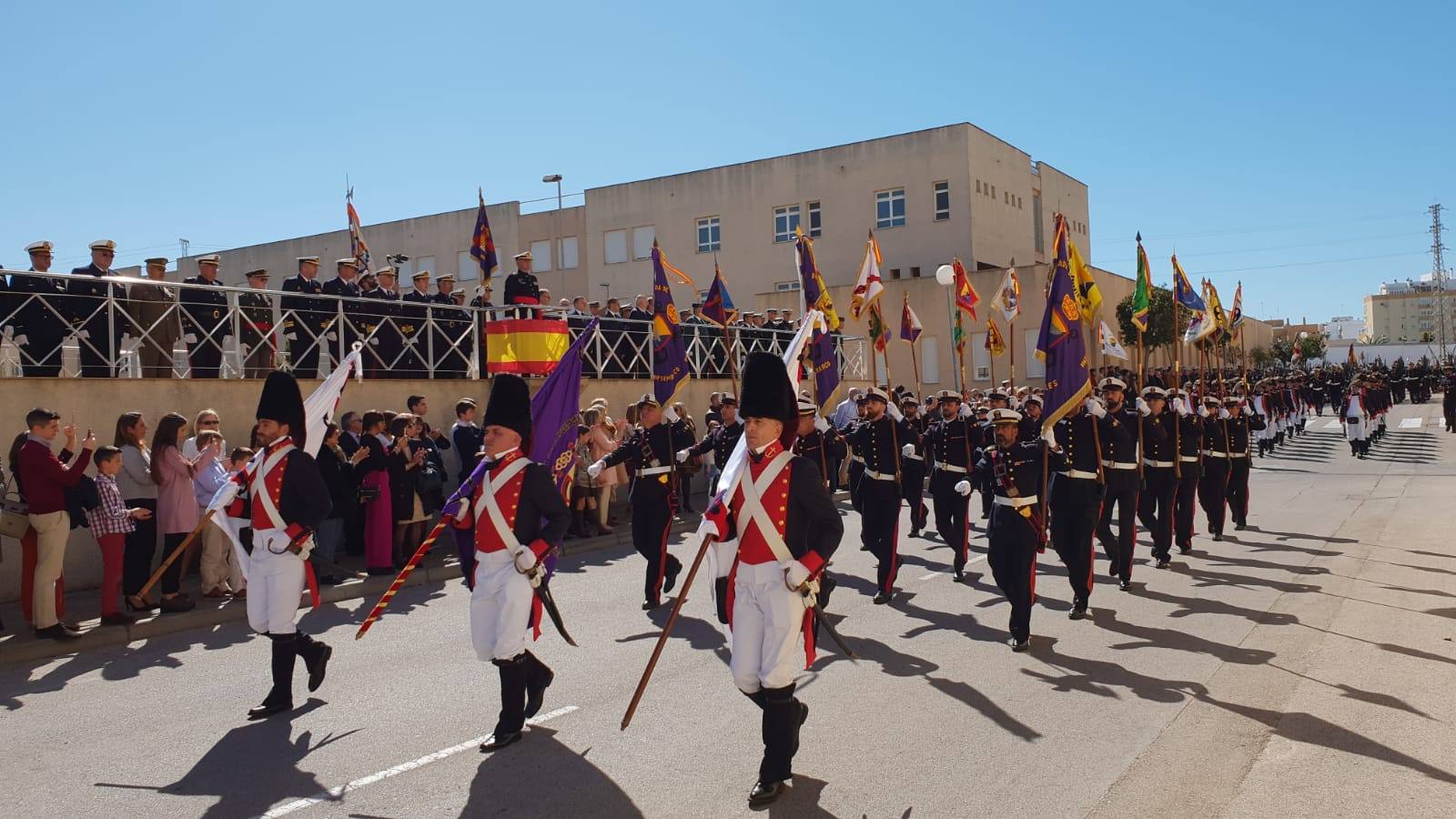 FOTOS: Parada y desfile militar por el 483 aniversario de la Infantería de Marina