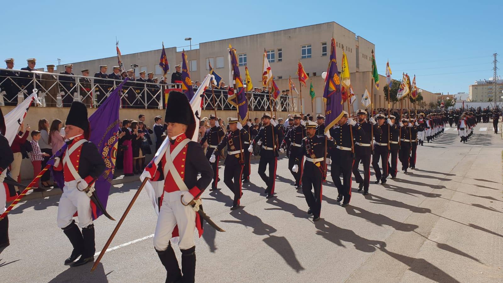 FOTOS: Parada y desfile militar por el 483 aniversario de la Infantería de Marina