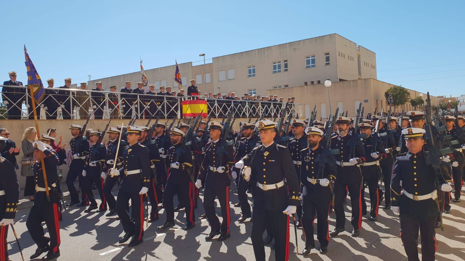 FOTOS: Parada y desfile militar por el 483 aniversario de la Infantería de Marina