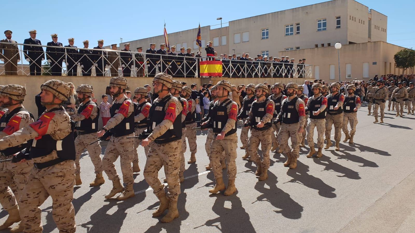 FOTOS: Parada y desfile militar por el 483 aniversario de la Infantería de Marina