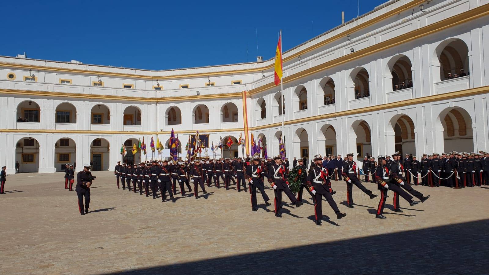 FOTOS: Parada y desfile militar por el 483 aniversario de la Infantería de Marina