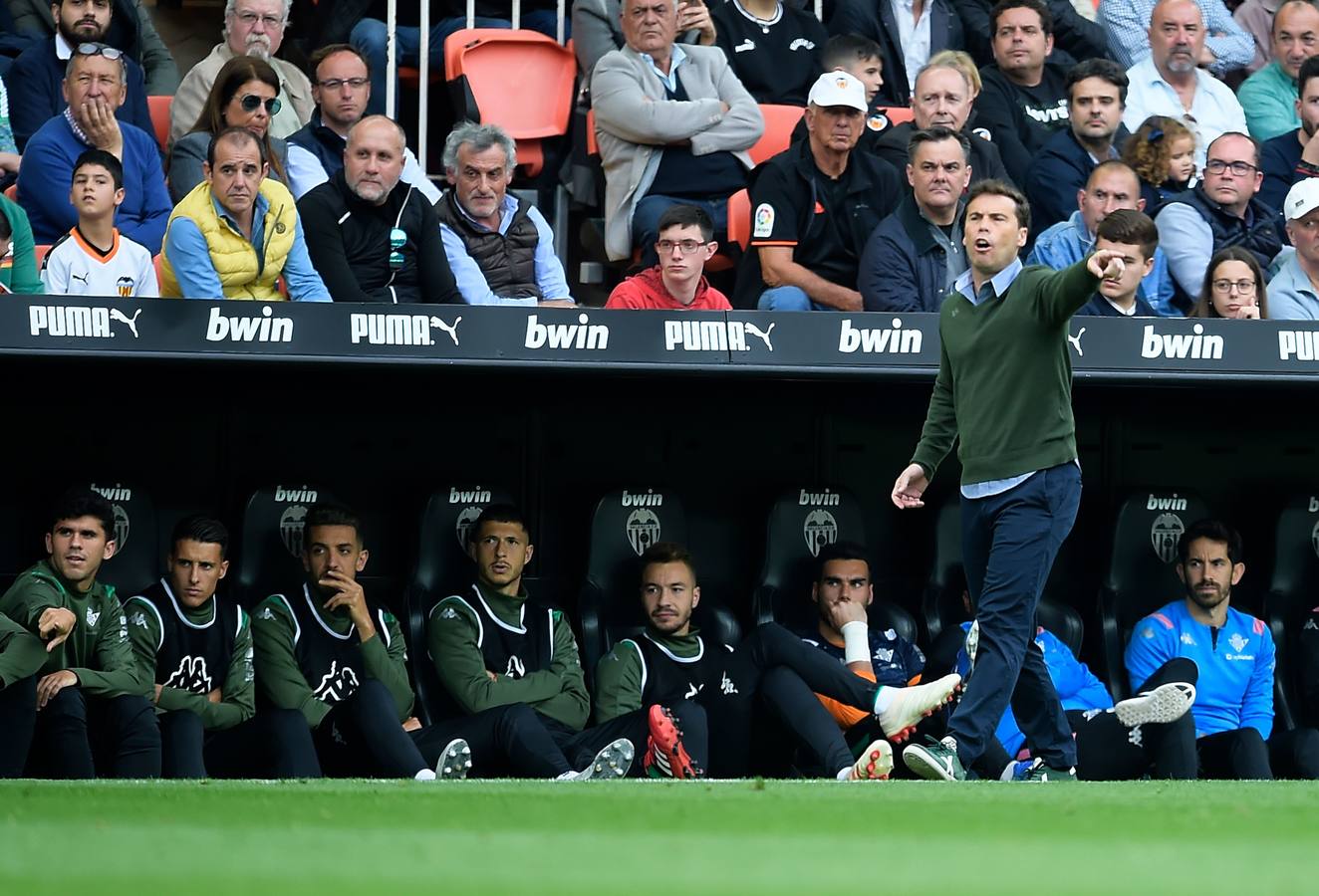 En imágenes, la derrota del Betis ante el Valencia en Mestalla