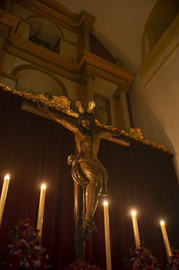 El altar de quinario de San Benito