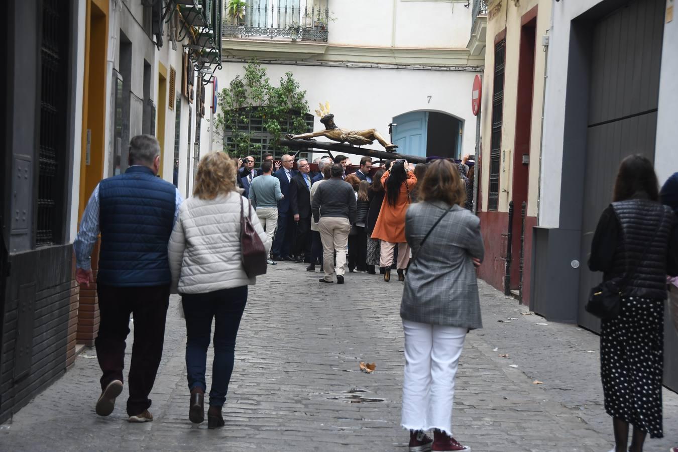 Traslaso del Cristo de la Salud de la Carretería a su capilla