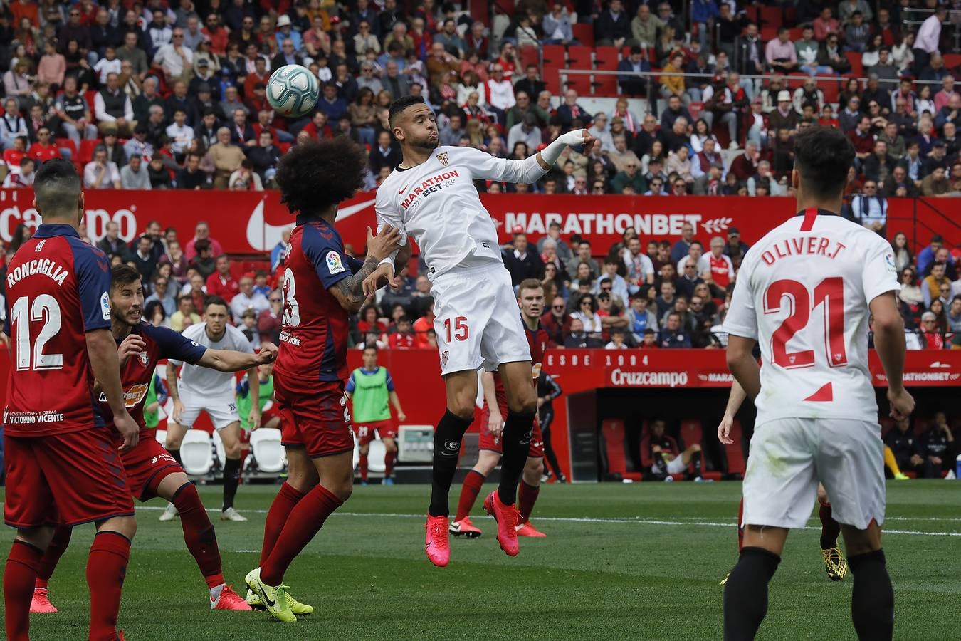 En imágenes, la victoria del Sevilla ante el Osasuna (3-2)