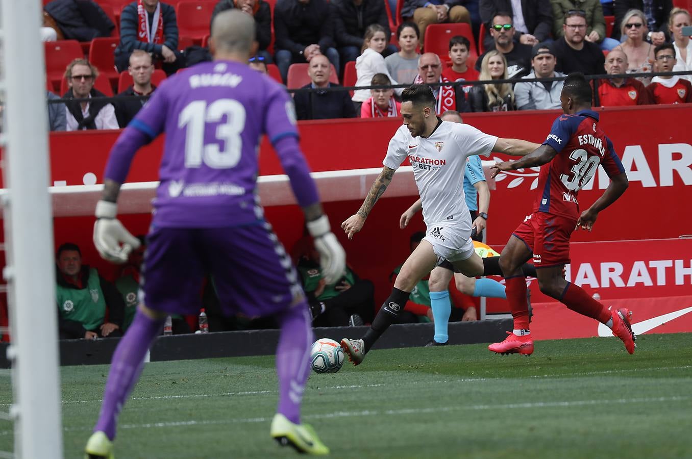 En imágenes, la victoria del Sevilla ante el Osasuna (3-2)