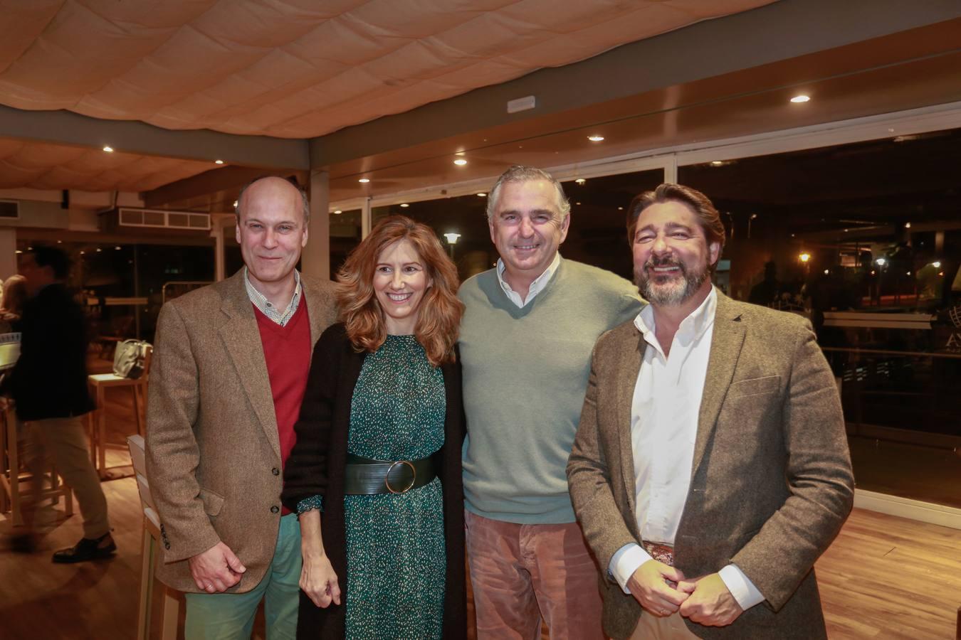 Miguel Herrera, María de Haro, Alejandro Romero y Pedro Manenti