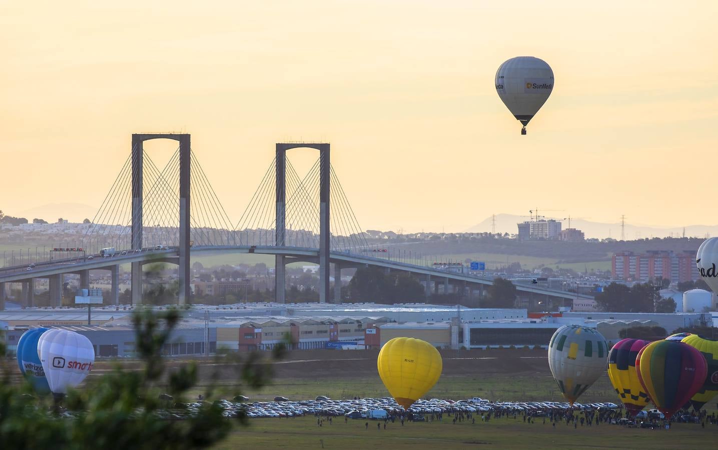 Tablada, epicentro de la XXI edición de la Copa del Rey de globos aerostáticos