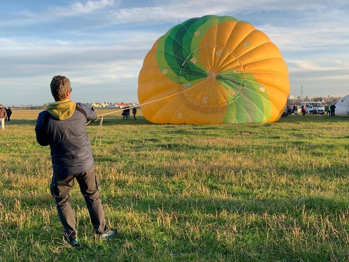 Tablada, epicentro de la XXI edición de la Copa del Rey de globos aerostáticos