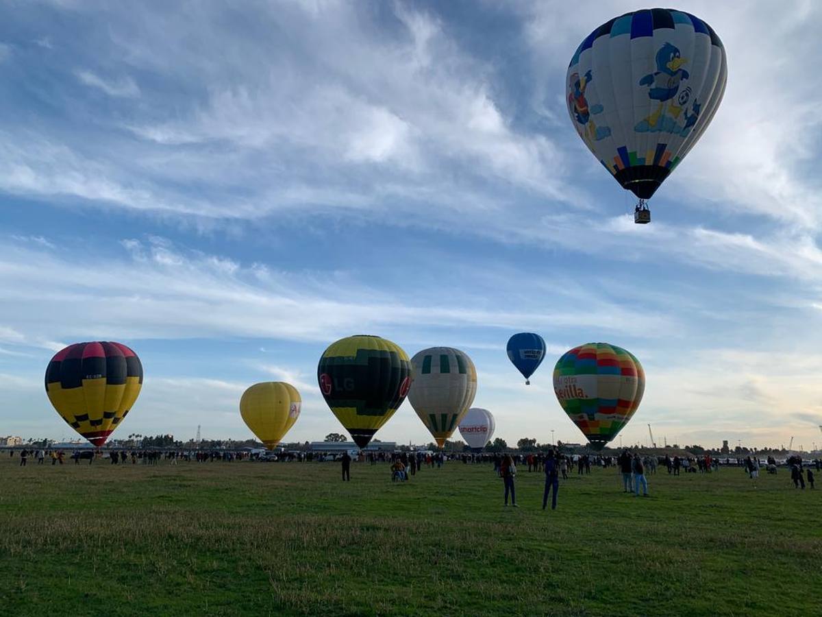 Tablada, epicentro de la XXI edición de la Copa del Rey de globos aerostáticos