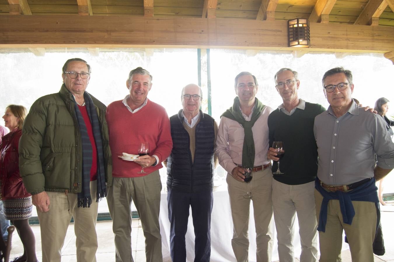 Arturo Argüeso, Carlos Valenzuela, José Luis Ybarra, Javier Maestro, Santiago Morenes y Jerónimo Cejudo