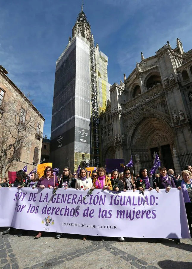 Manifestación en Toledo por el Día de la Mujer
