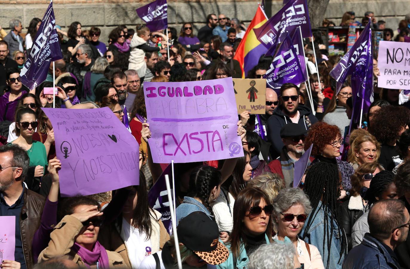 Manifestación en Toledo por el Día de la Mujer