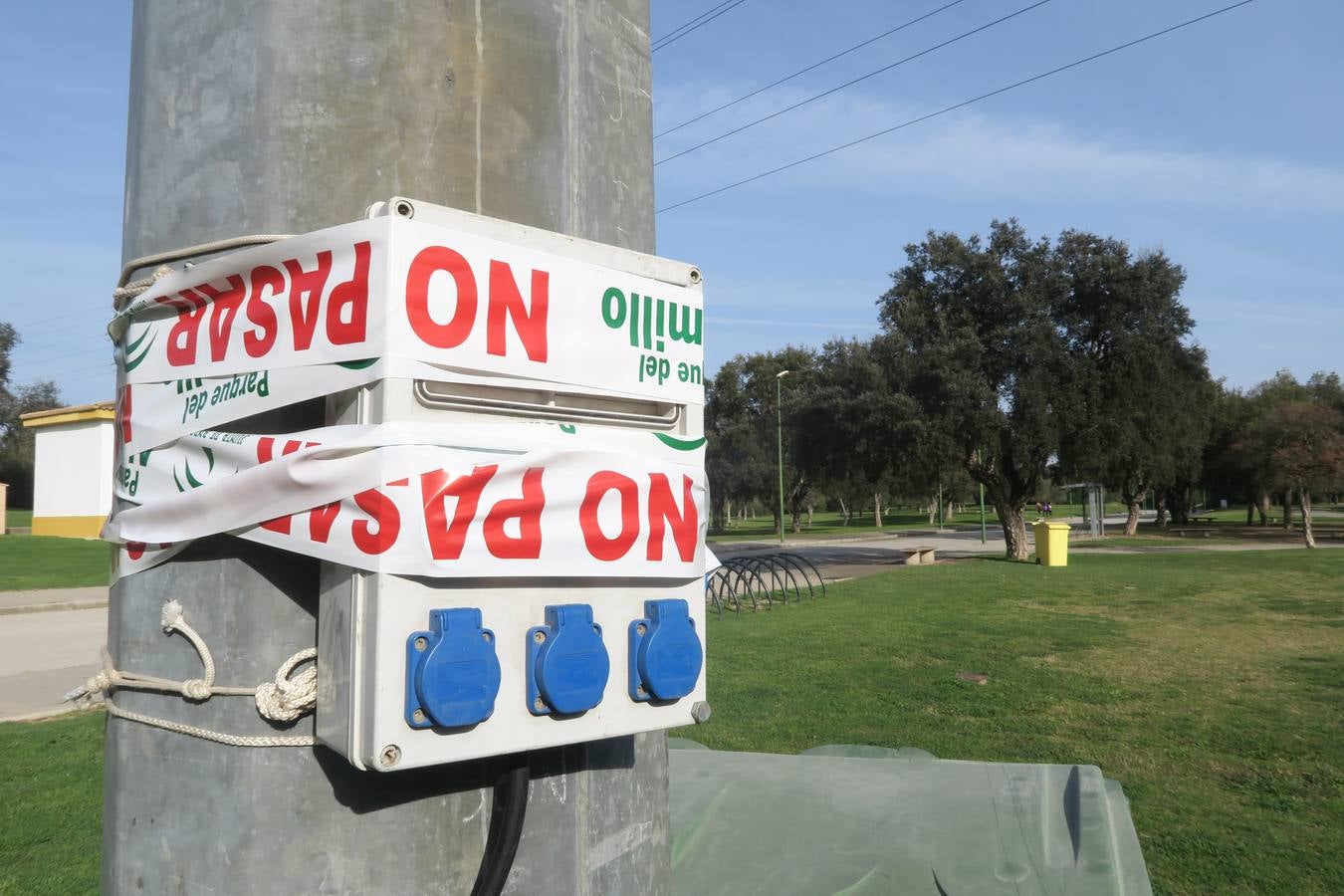 El abandono de parques y zonas verdes de Sevilla