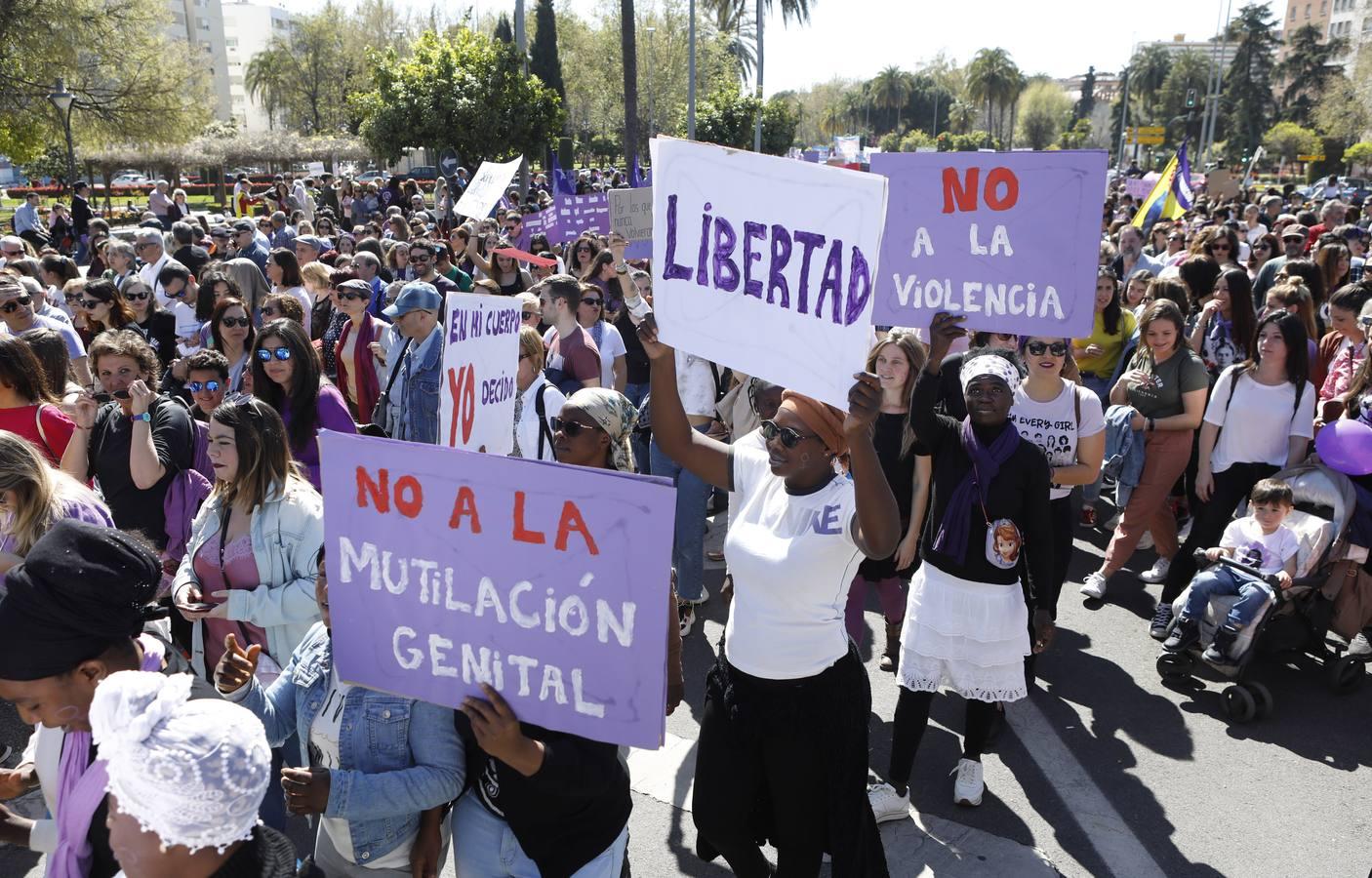 Las mejores imágenes de la manifestación del Día de la Mujer en Córdoba