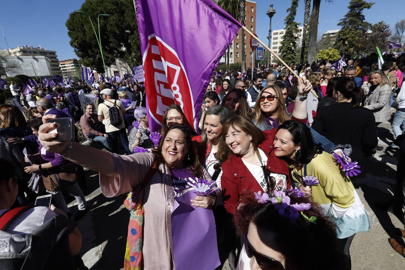 Las mejores imágenes de la manifestación del Día de la Mujer en Córdoba