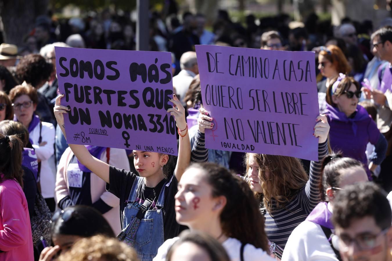 Las mejores imágenes de la manifestación del Día de la Mujer en Córdoba