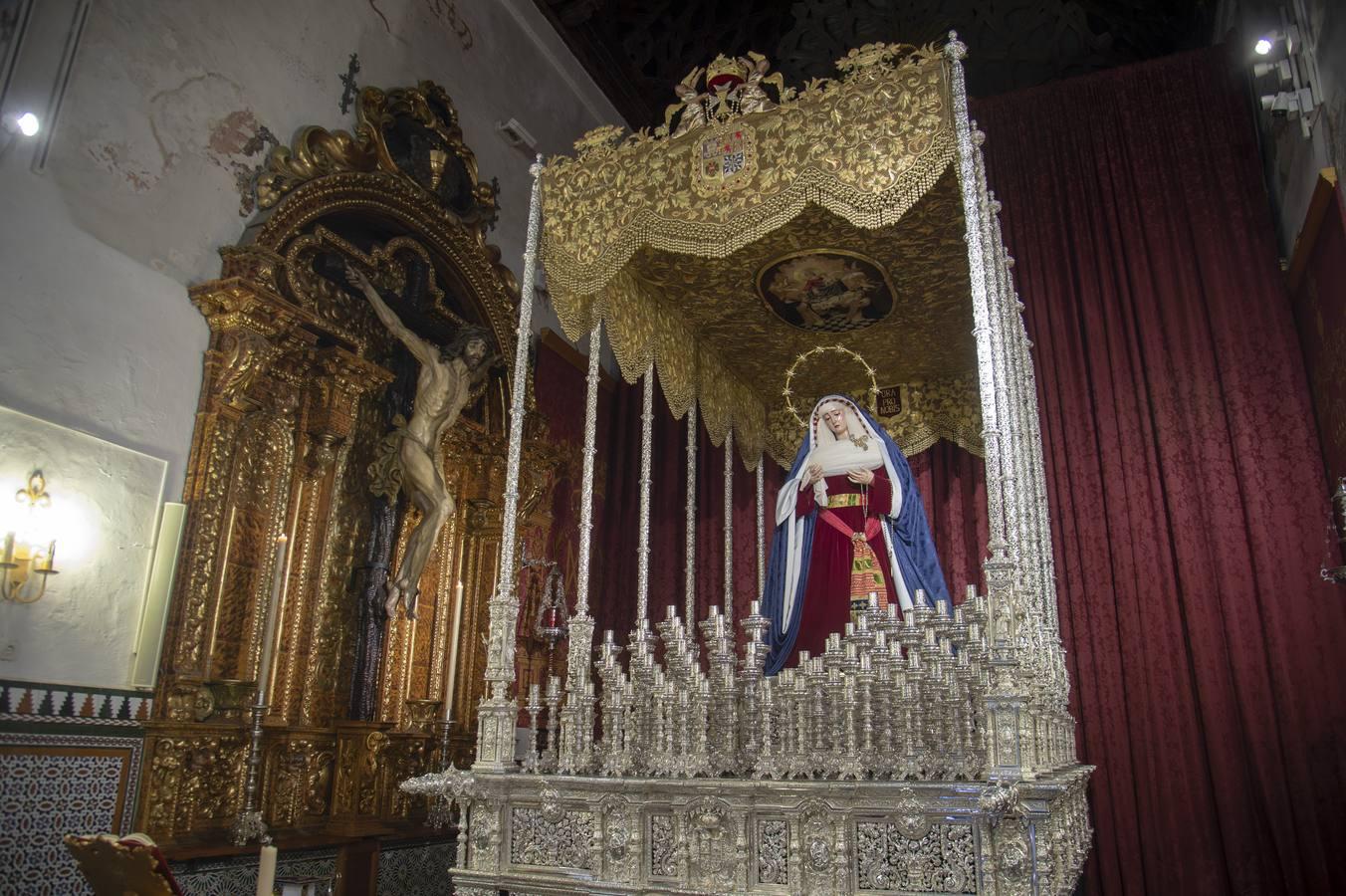 La Virgen del Rosario de Montesión en su paso de palio