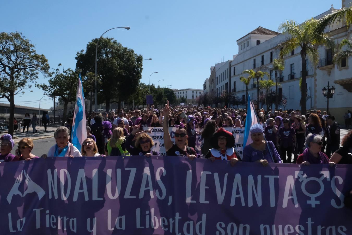 Fotos: Manifestación por el 8M en Cádiz