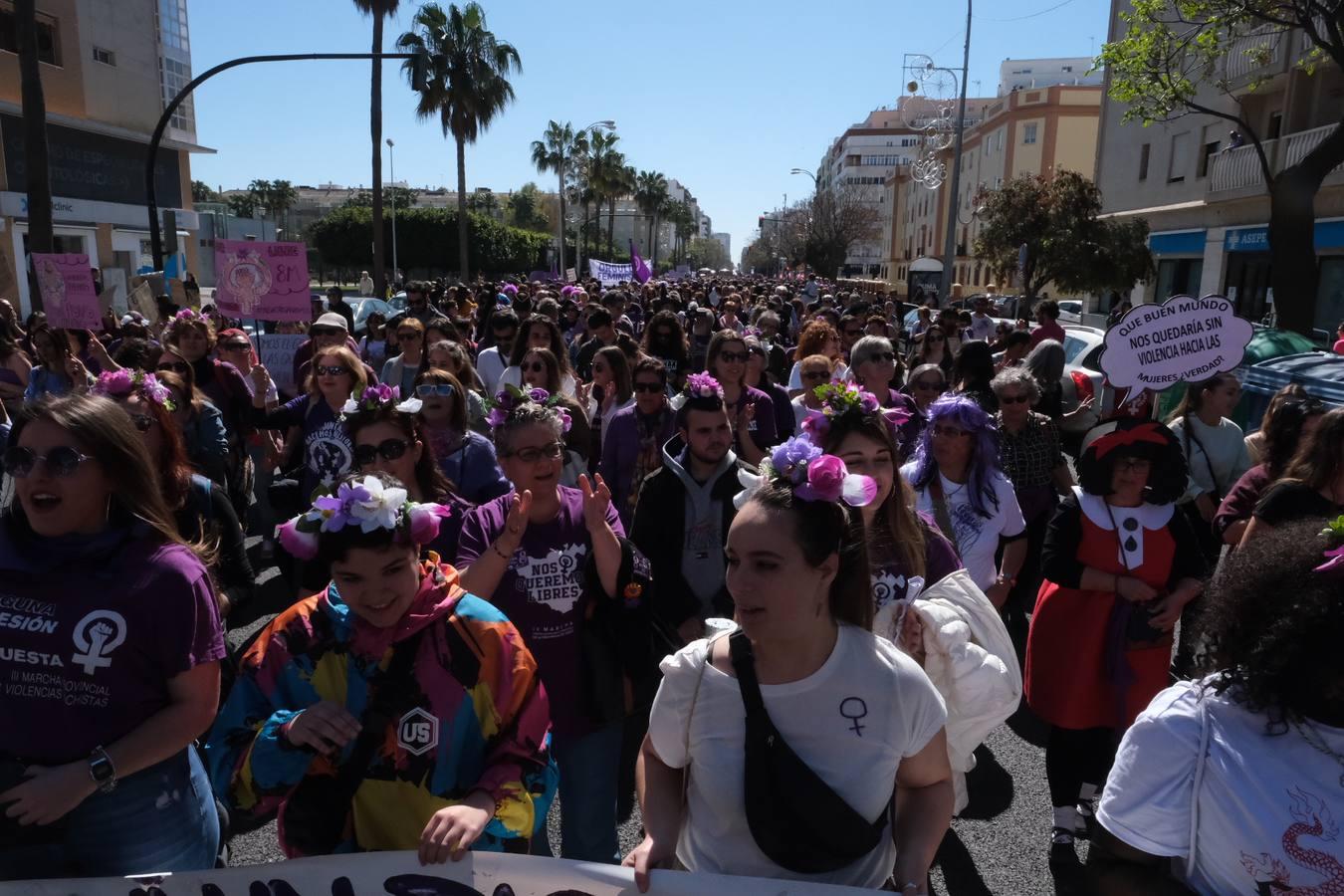 Fotos: Manifestación por el 8M en Cádiz