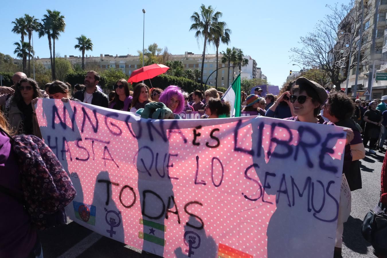 Fotos: Manifestación por el 8M en Cádiz