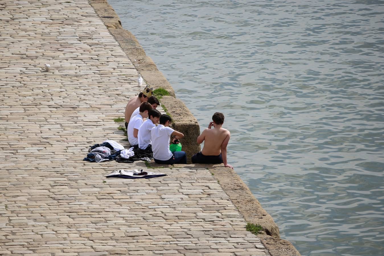 En imágenes, Sevilla registra temperaturas primaverales