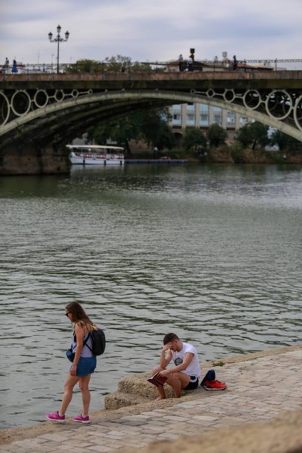 En imágenes, Sevilla registra temperaturas primaverales