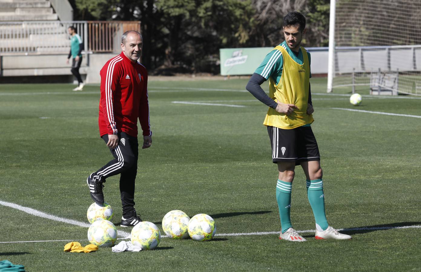 El primer entrenamiento de Juan Sabas en el Córdoba CF, en imágenes