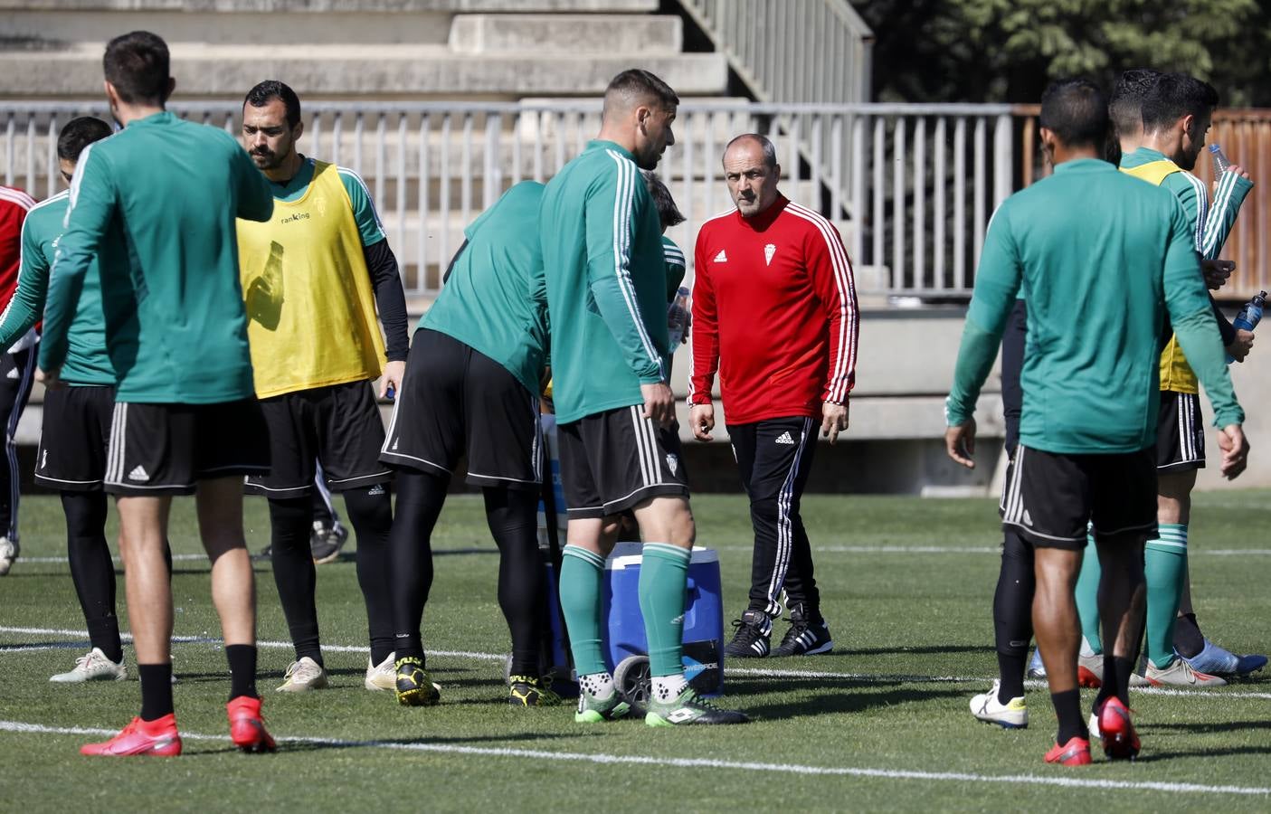 El primer entrenamiento de Juan Sabas en el Córdoba CF, en imágenes