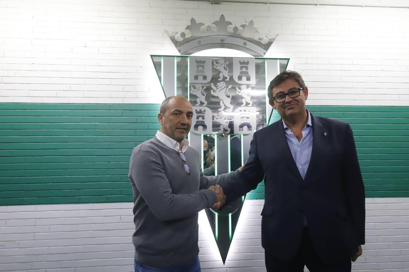 La presentación de Juan Sabas en el  Córdoba CF, en imágenes