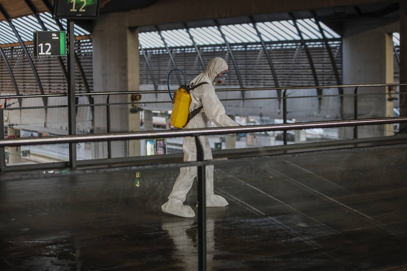 Despliegue de la UME en la estación de Santa Justa