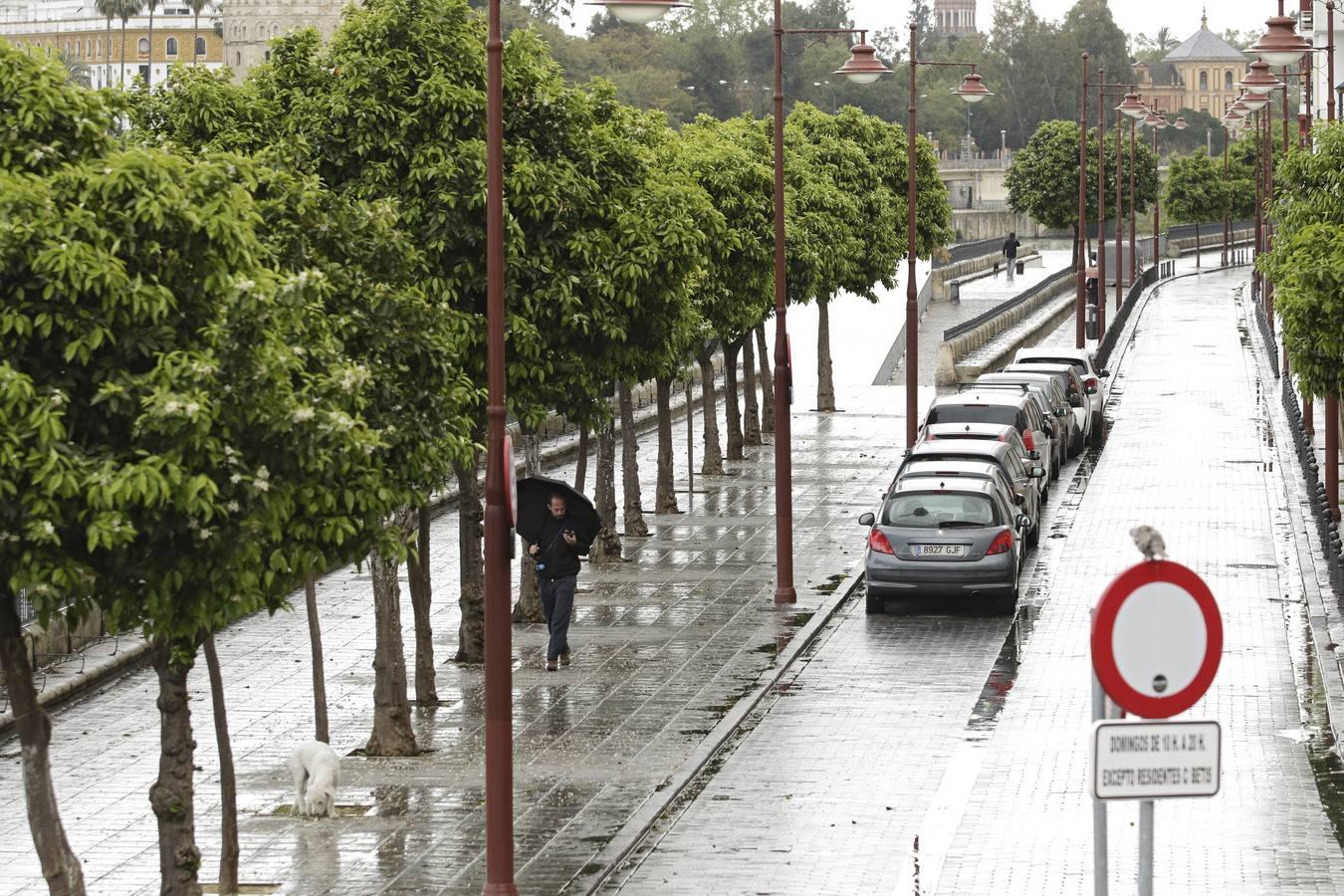 El coronavirus convierte a Sevilla en una ciudad fantasma