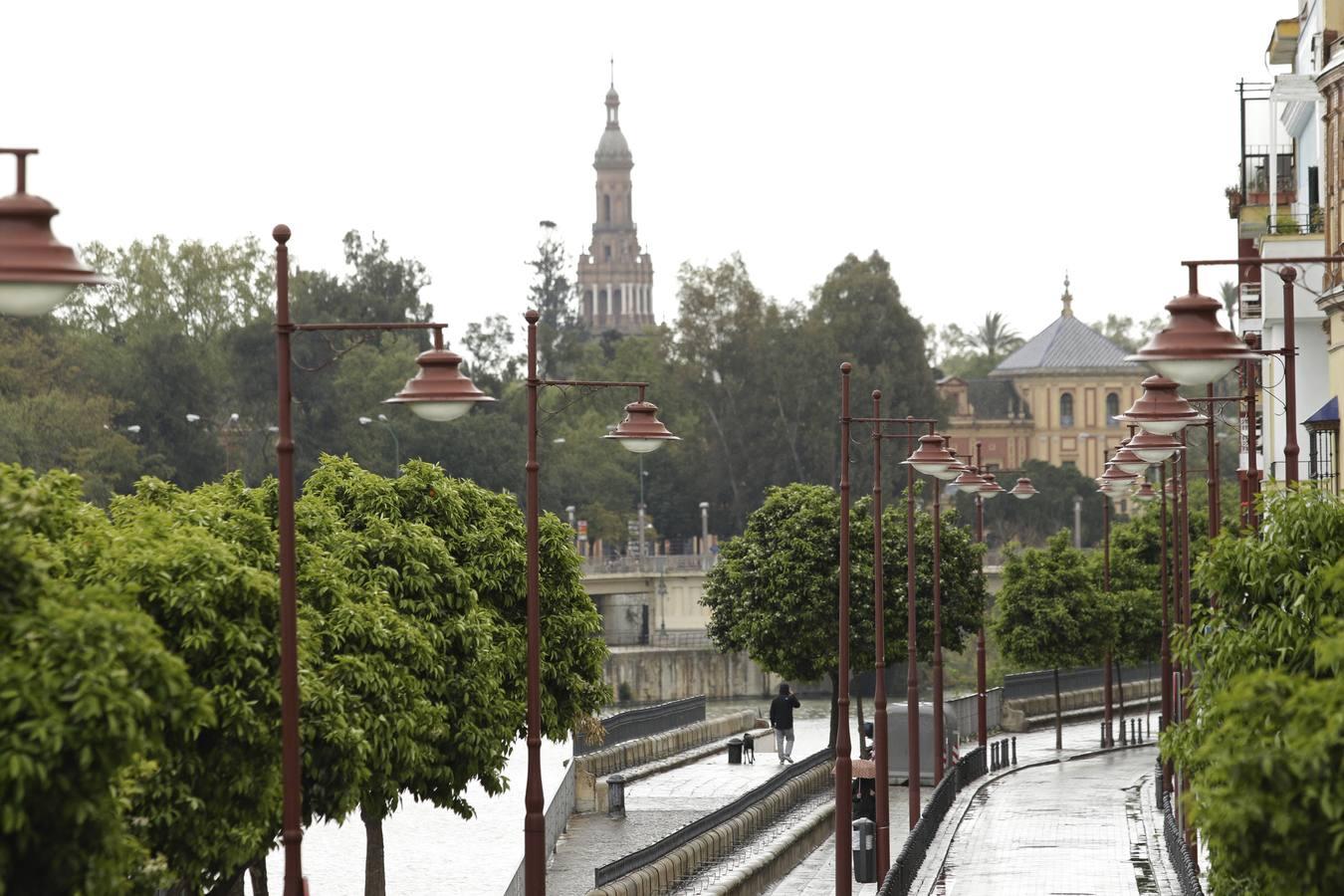 El coronavirus convierte a Sevilla en una ciudad fantasma