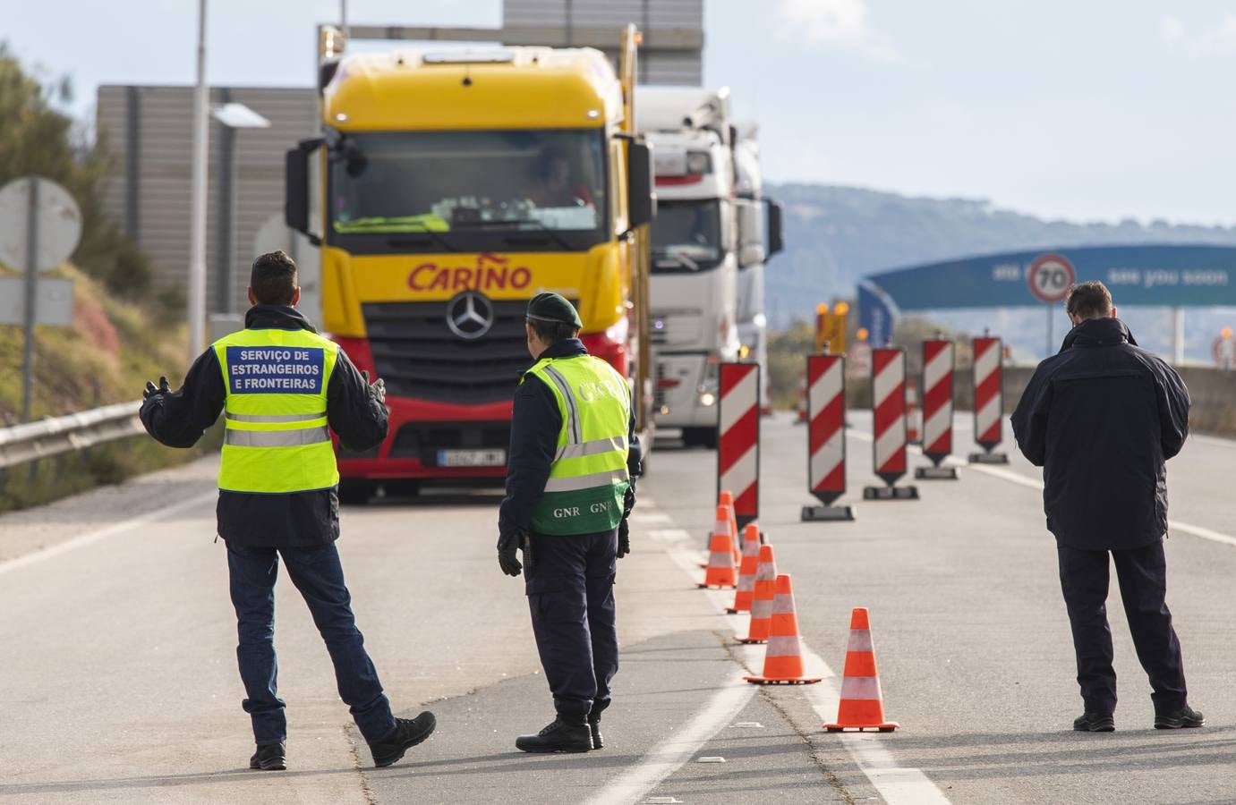 Crisis del coronavirus: cierre de fronteras con Portugal